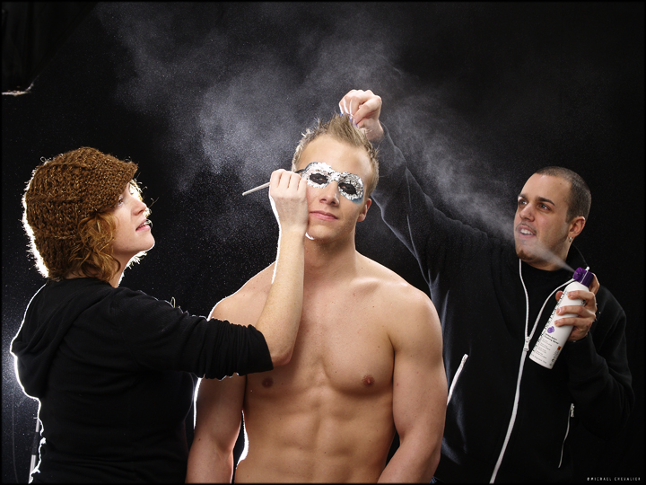 Male model photo shoot of Vasilios Vassilakis by Michael Chevalier