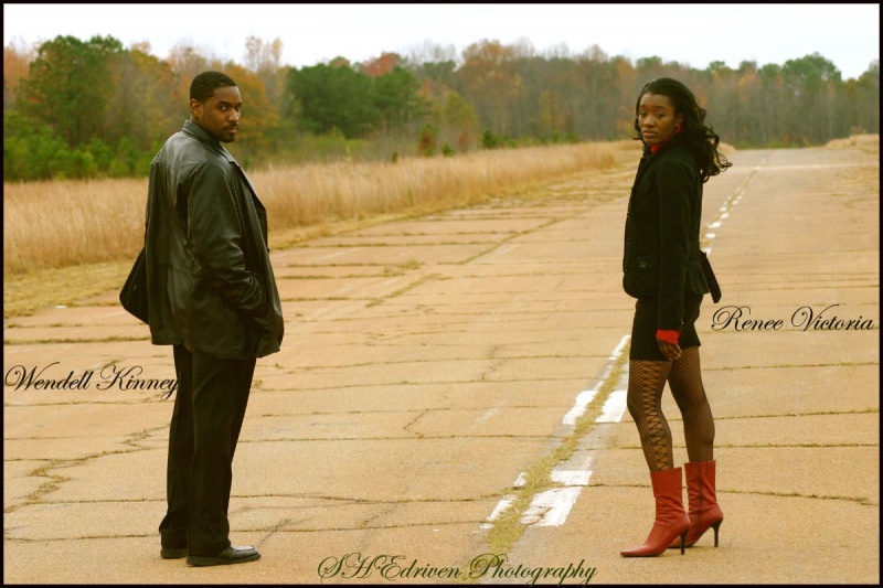 Female and Male model photo shoot of Renee Victoria and Wendell Kinney by SHEdriven Photography in Fairburn, GA