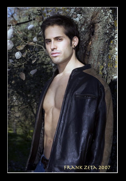 Male model photo shoot of Miguel B by Frank Zeta in Casa de Campo, Madrid