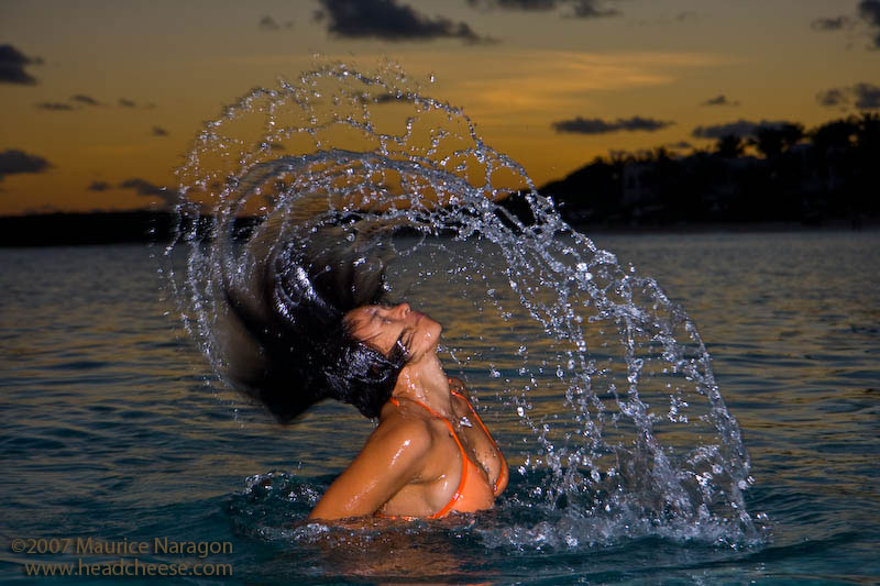 Male model photo shoot of Maurice Naragon in Cap Juluca Resort, Anguilla, Caribbean