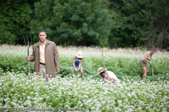 Male model photo shoot of Cory Silken in Watson Farm, Jamestown