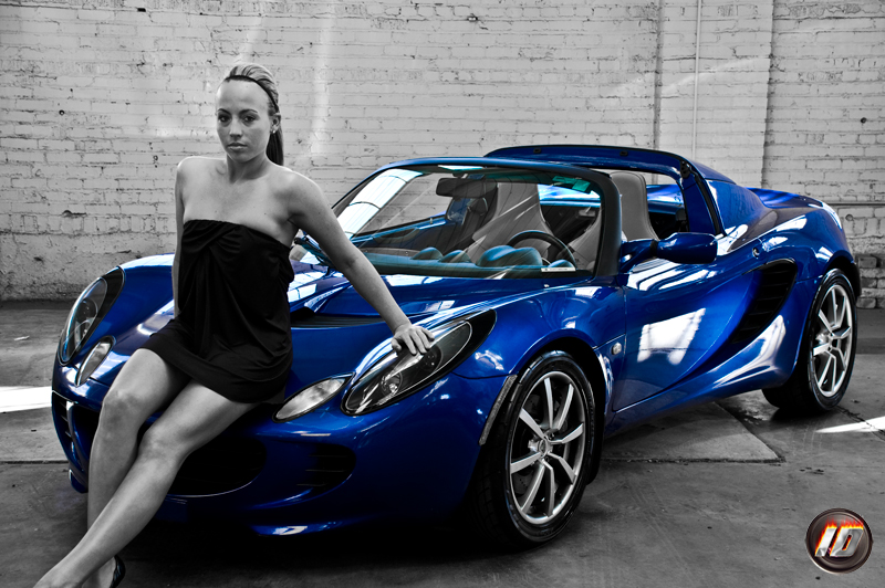 Male and Female model photo shoot of Illusive Dreams and JessM in Weisco Motors - LODO Denver