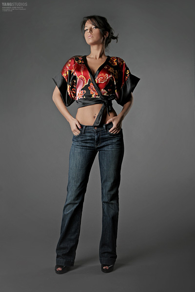 Female model photo shoot of Krissy Louise by Tony Yang