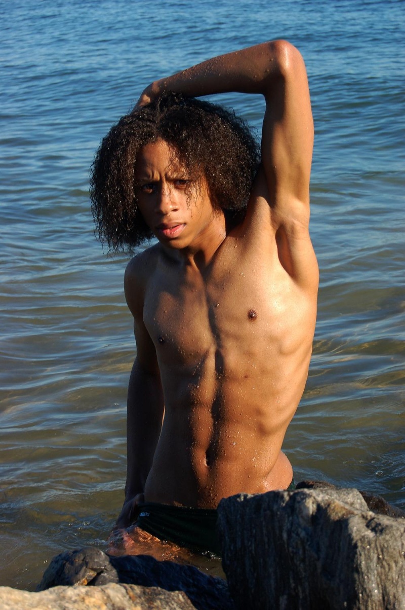 Male model photo shoot of Tah Tah in Manhattan Beach