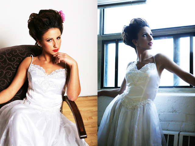 Female model photo shoot of Candace the Hairstylist and Irina C by softboxstudios, makeup by Candace the MUA