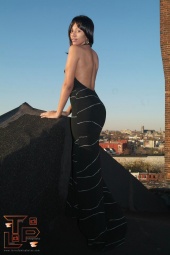 Female model photo shoot of SIRI DSIGNS in Rooftop
