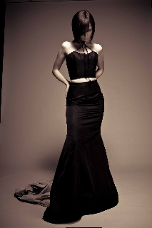 Female model photo shoot of Rebequita by Mark Bader - Film-Maker in the white room studio, wardrobe styled by deborah mcnamara