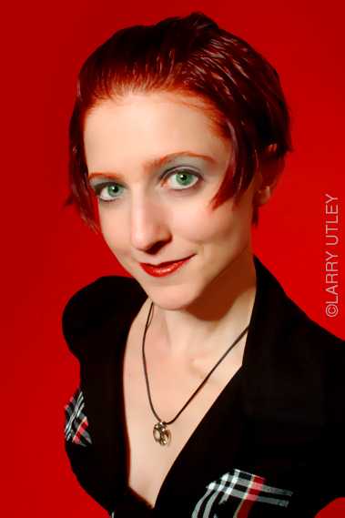 Female model photo shoot of Red Raven