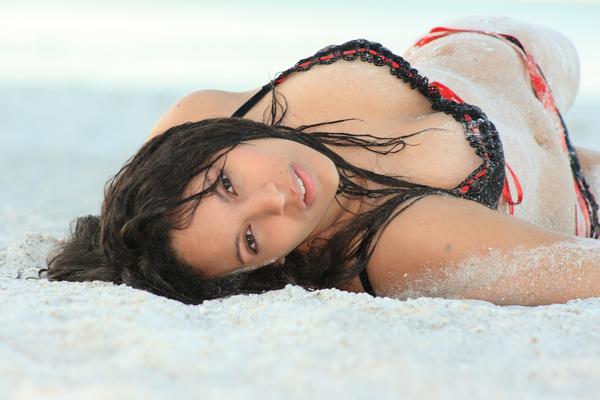 Female model photo shoot of Mor Kaduri by Alejandro Llauro in Beach.
