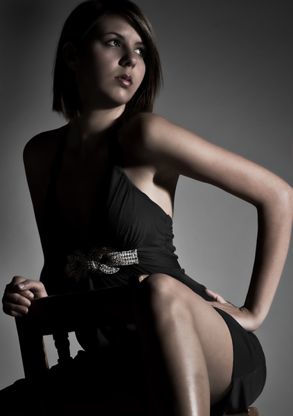 Female model photo shoot of janna moreau-carrera by Chris S, makeup by AVS Makeup