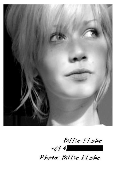 Female model photo shoot of Billie Elske in Bedroom Studio