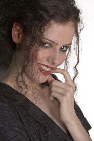 Female model photo shoot of missRara in shootthat, makeup by Yvonne Borland