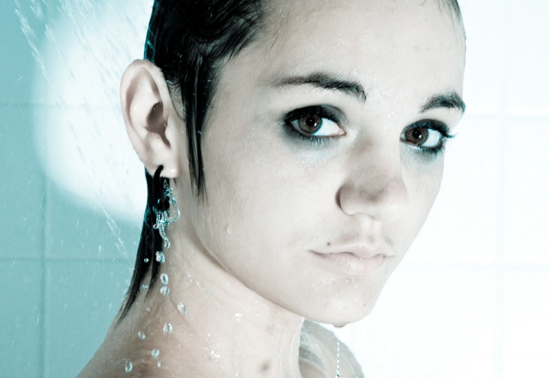Female model photo shoot of  Mercury by lightandskin