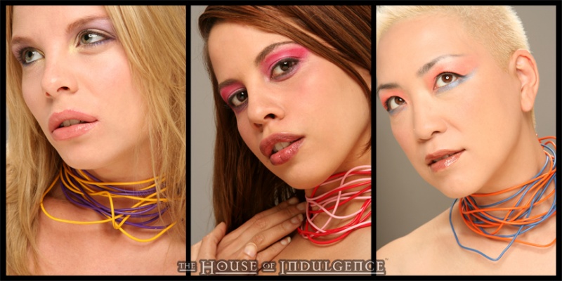 Male and Female model photo shoot of House of Indulgence, Mayanlee and Sibyl Nin has retired in Studio, makeup by Naomi