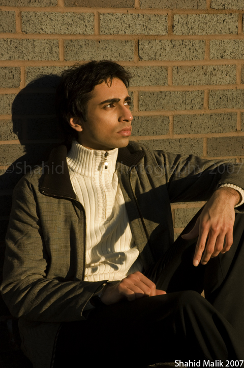 Male model photo shoot of ABDUL R by Shahid Malik in harrow, makeup by Amita1