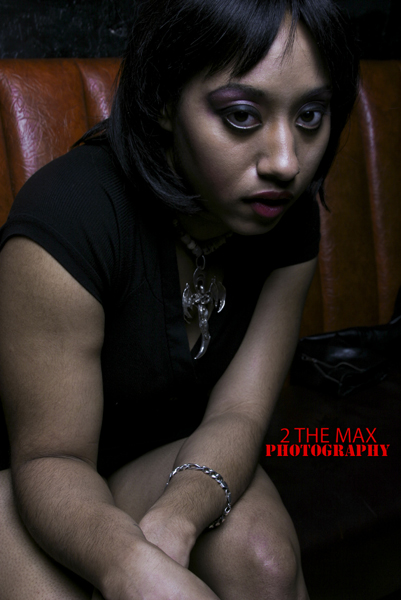 Female model photo shoot of Luv by Maximo H Posh Kids Mag in Otto's Shrunken Head