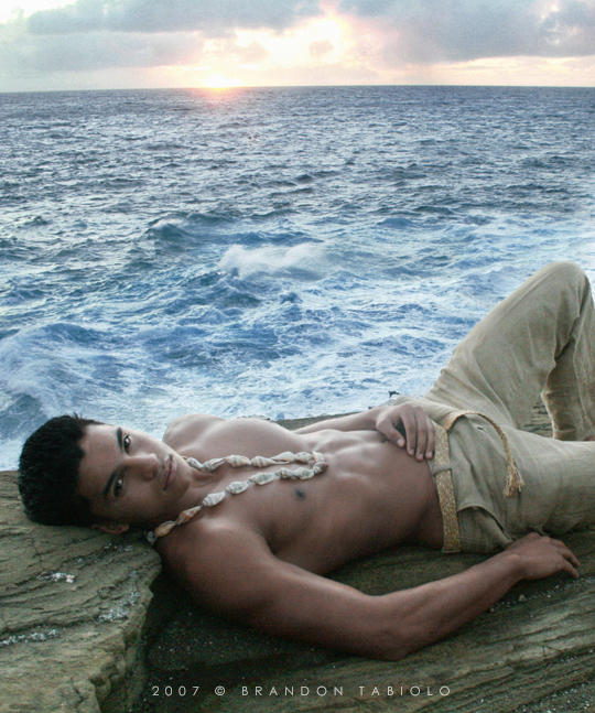 Male model photo shoot of Brandon Tabiolo and deleted one in Oahu, Hawaii