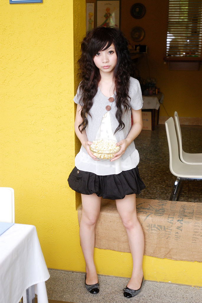 Female model photo shoot of Kawaii Cake
