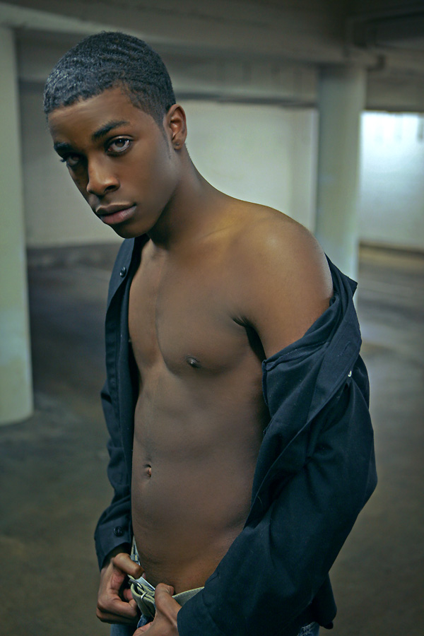 Male model photo shoot of Brandon Black by Adam Bouska -