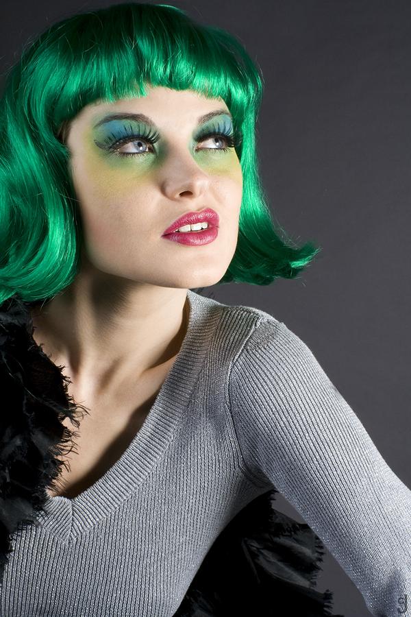 Female model photo shoot of Jeni lee Cupcakes and ChanningPierce by SeaJae - Cirque Studios