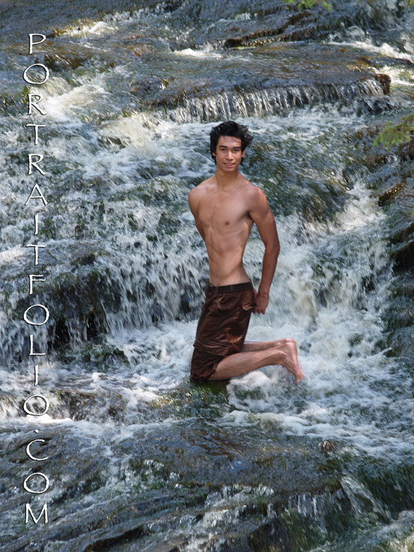 Male model photo shoot of Josh Toland in Amicon Falls, WI