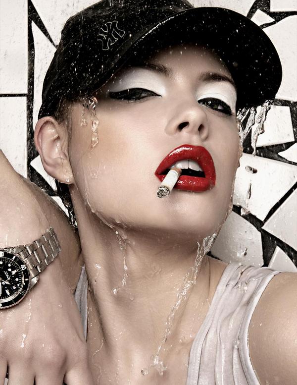 Female model photo shoot of Beatrice Eni Make up