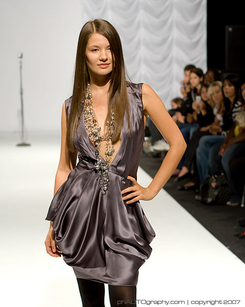 Female model photo shoot of Darlene Ahn in Revolution Fashion Show IADT