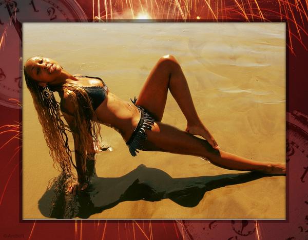 Female model photo shoot of Quania Love Jones in Ocean Beach, San Francisco CA