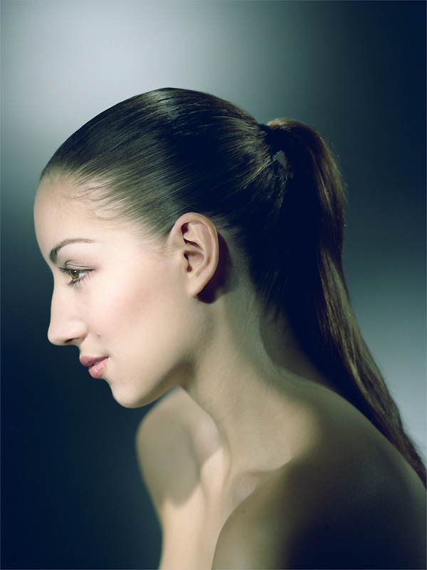 Female model photo shoot of Tall Chelsea by Sandra Mesrine, makeup by Risa Poe