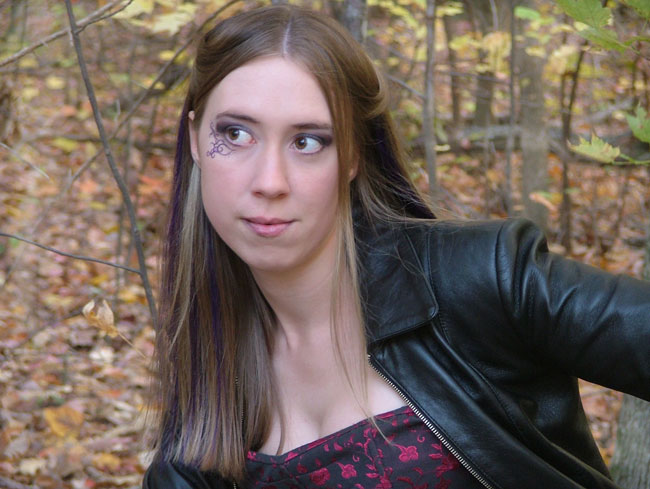 Female model photo shoot of Lady Labyrinth in Blue Ridge Parkway