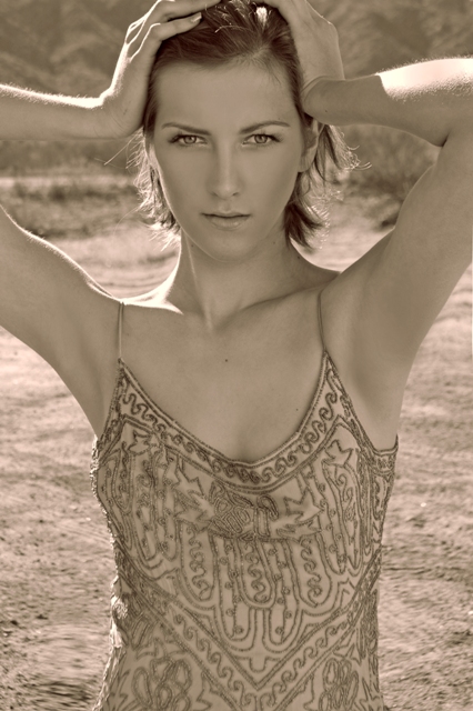 Female model photo shoot of Edyta by Michael Franco
