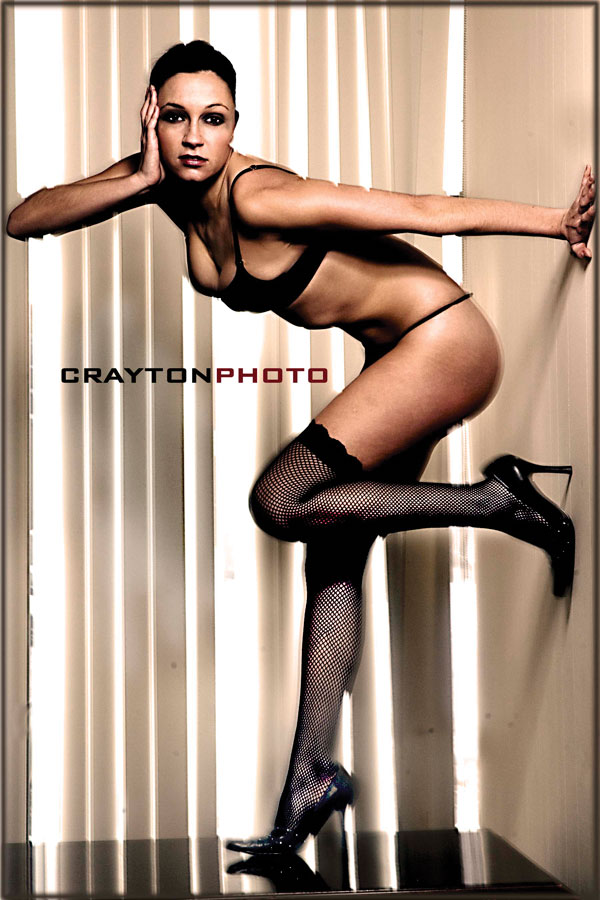 Male and Female model photo shoot of CRAYTON PHOTO and LJC in Crayton Studio
