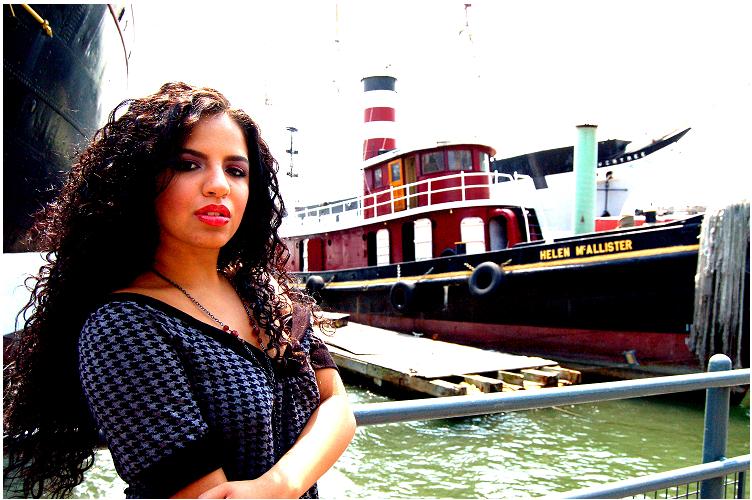 Female model photo shoot of Giselle Ibarra in Seaport, NY