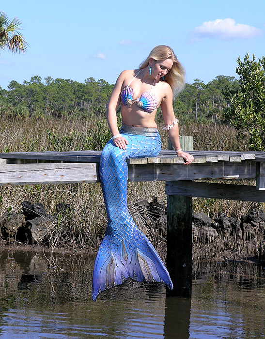 Female model photo shoot of underwater model