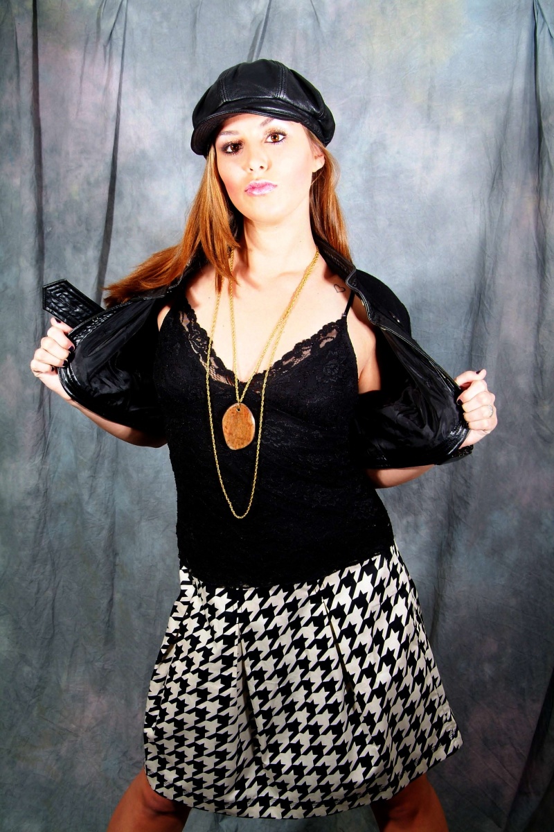 Female model photo shoot of MieMie by photo Instructor, wardrobe styled by Katherine Mahony