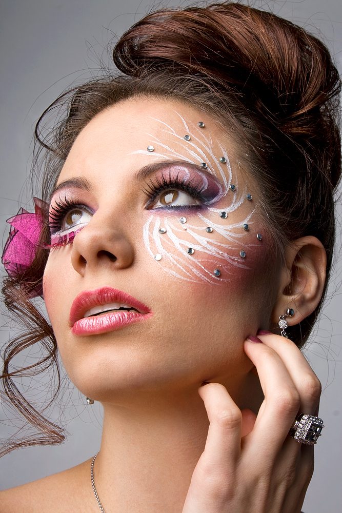 Female model photo shoot of Makeup by Carmina in Toronto Canada