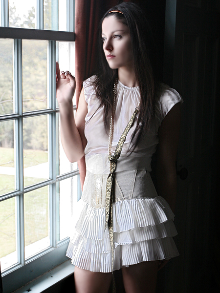 Female model photo shoot of Victoria Dellanno by Writers Eye, wardrobe styled by Darlene Ahn
