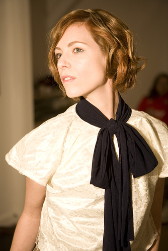 Female model photo shoot of Gwynne Chaplock by Ryan Hainey in Borgward Gallery , wardrobe styled by FASHION NINJA