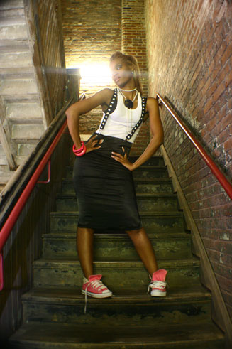 Female model photo shoot of T Ivory by JWJ Photography in Atlanta, GA, wardrobe styled by NRIStylesINC