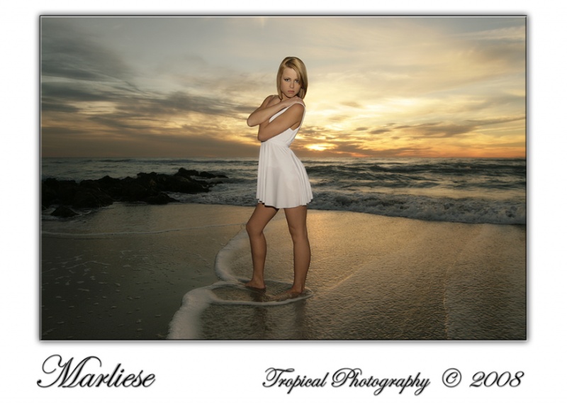 Male and Female model photo shoot of Tropical Photography and Marliese Leitner in Venice Florida