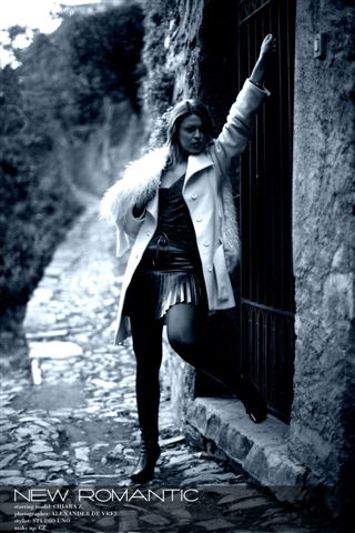 Female model photo shoot of Kiara Z by INK STYLE PRODUCTION in Como Lake Streets, Italy