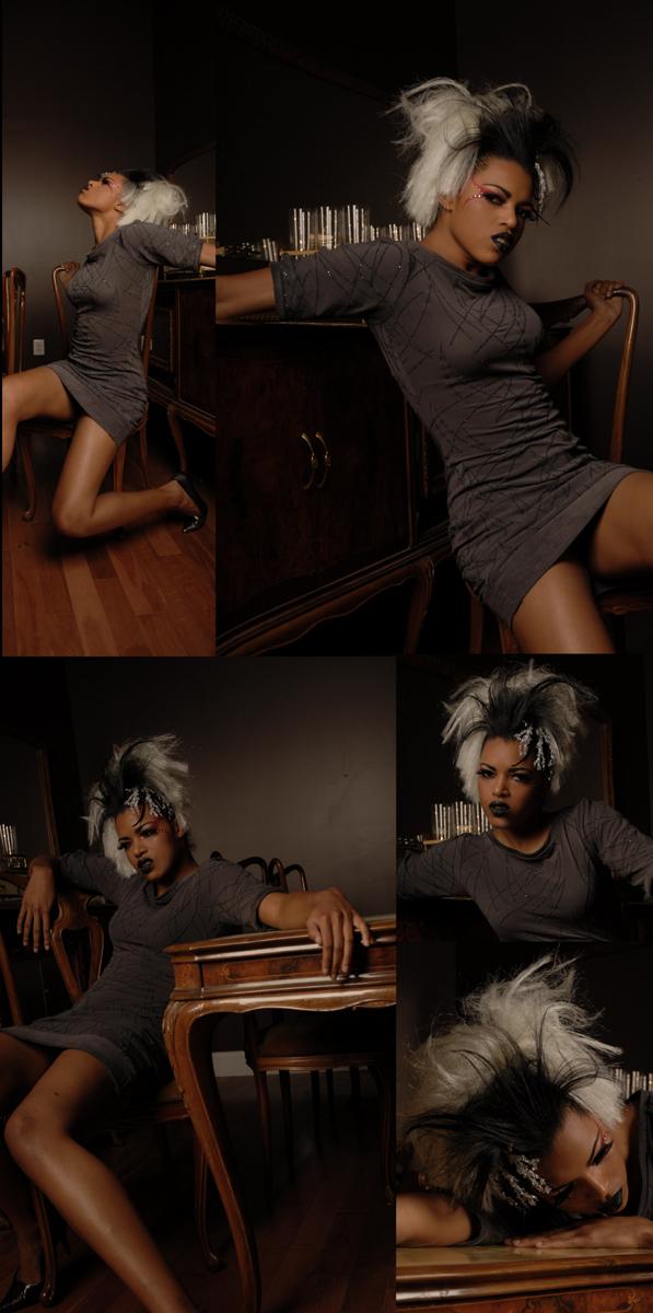 Female model photo shoot of Zephra by Ex Voto  Studio in Baltimore, Maryland, hair styled by Felicia Reshaun, wardrobe styled by Vic Rod photos, makeup by All About You Artistry