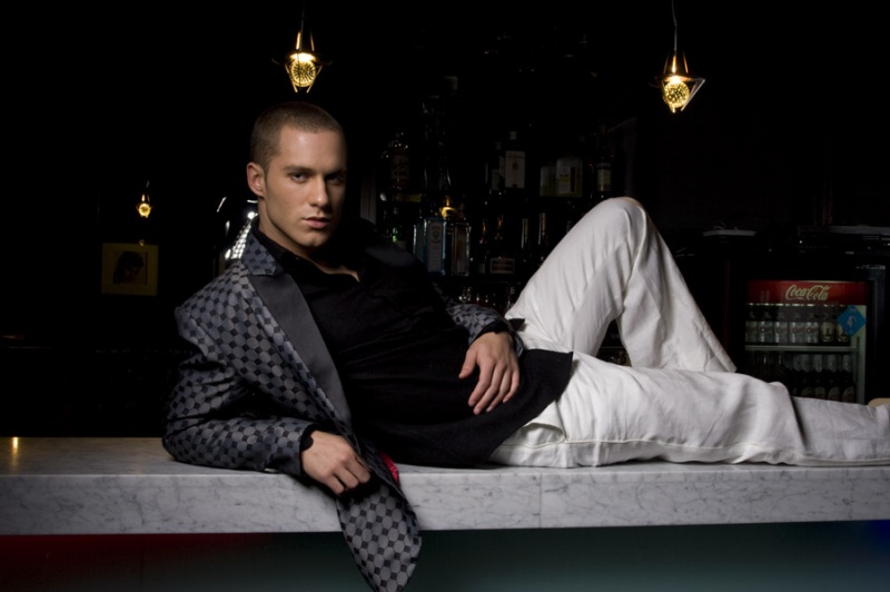 Male model photo shoot of Vlad R by Gabe Toth and Glenn A in Voglio restaurant 