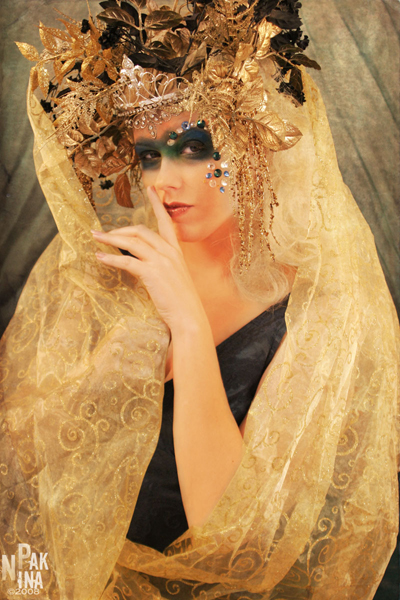 Female model photo shoot of Lolita Haze by Nina pak, makeup by Kristine Frank