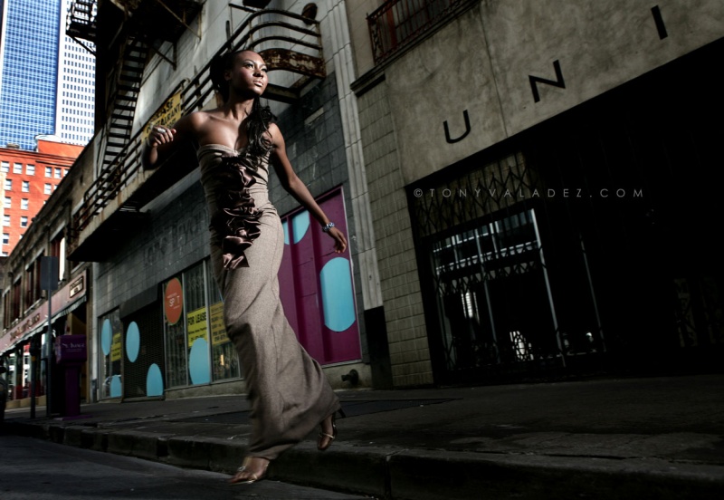 Female model photo shoot of Amarachi Onyeise by TONY  VALADEZ in Dallas, wardrobe styled by TikiGlam