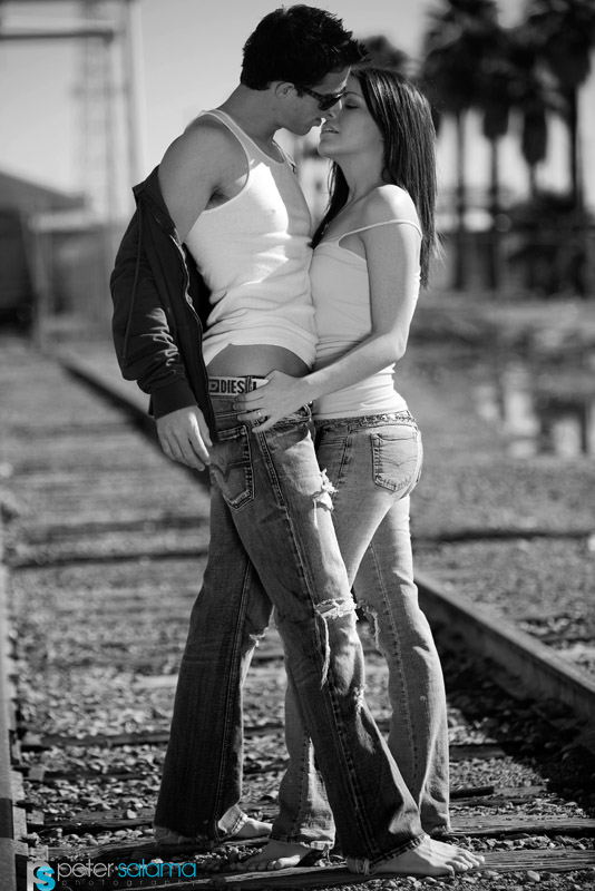 Female and Male model photo shoot of Somer C and Aaron Matthew by PeterSalama Photography