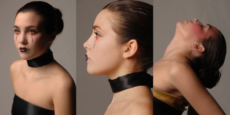 Female model photo shoot of Laura Nuttall by Mark Fiddian, makeup by Vicki Millar