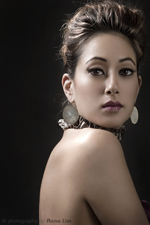 Female model photo shoot of Steph J R by Anna Cruz, makeup by Rebecca Liceaga and BlueVixen