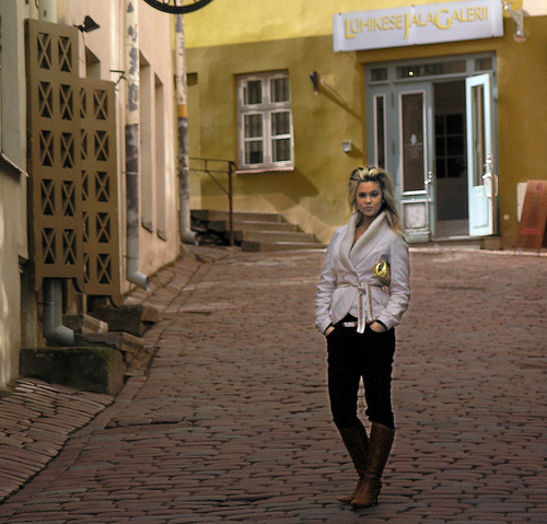 Male model photo shoot of RingyDingyDo in Old Town, Tallinn, Estonia