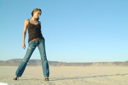 Female model photo shoot of Ciao Bella Foto in Dry Lake Bed (NV)